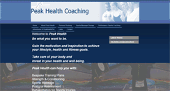 Desktop Screenshot of peak-health.org.uk